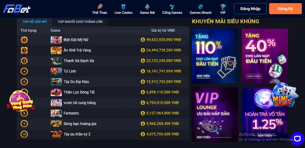 Ứng dụng di động shbbet app casino trên điện thoại
